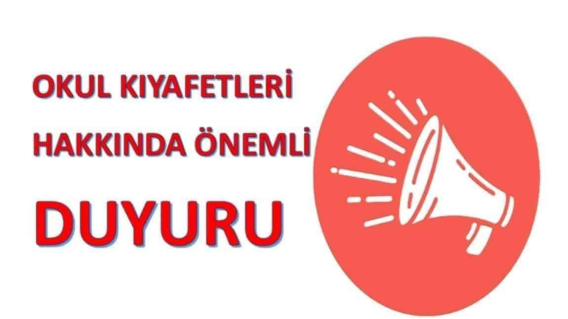 2025-2026 Eğitim Öğretim Yılında Kullanılacak Okul Kıyafetleri